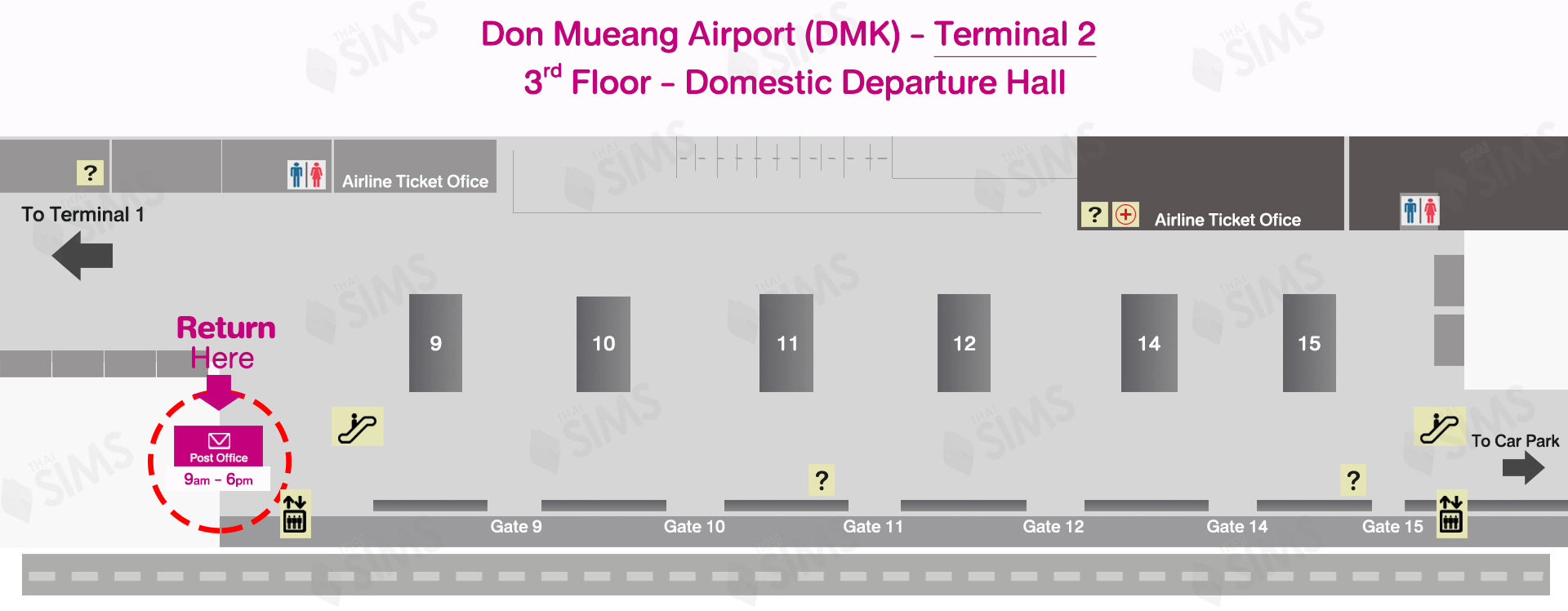 DMK Airport Terminal 2-Return