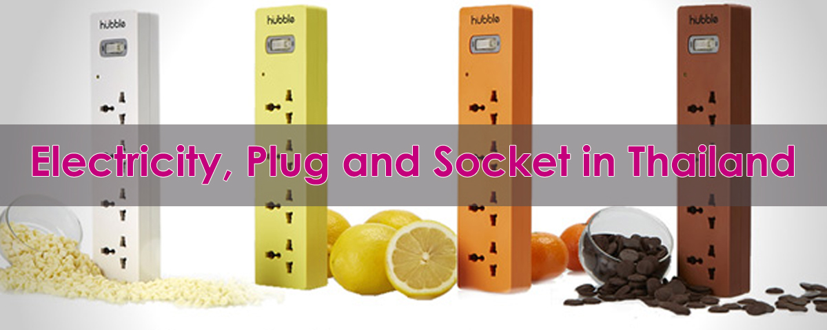 Electricity, Plug and Socket in Thailand Banner ThaiSims