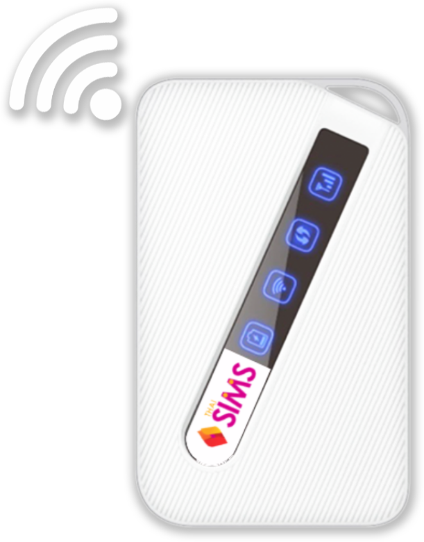 ThaiSims Pocket WiFi with WiFi icon